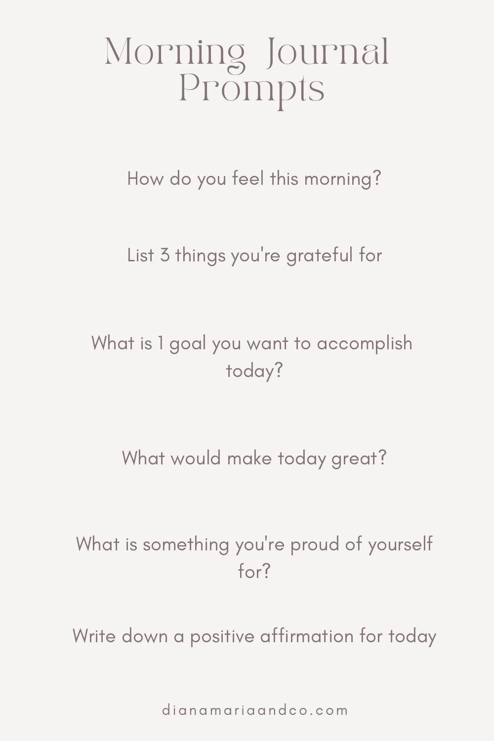 morning journal prompts