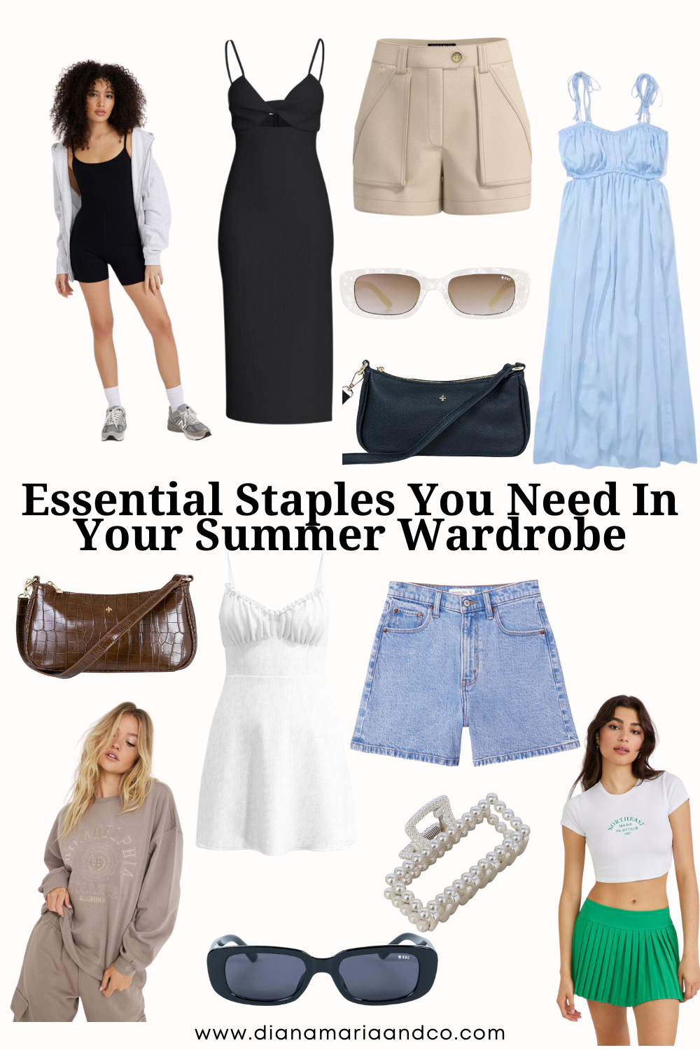 Everything You Need In Your Summer Capsule Wardrobe - Diana Maria & Co