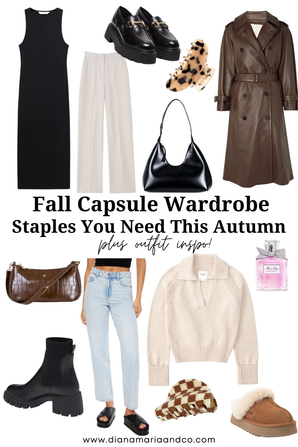 Everything You Need In Your Fall Capsule Wardrobe This Autumn - Diana Maria  & Co