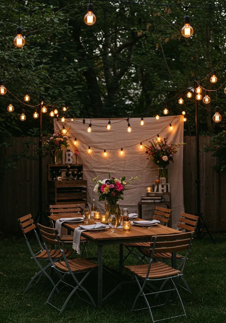 Bistro Patio LED Lights with 10 Warm Tone Plastic Bulbs and 5 Meters of 110V String for Event and Holiday Decoration