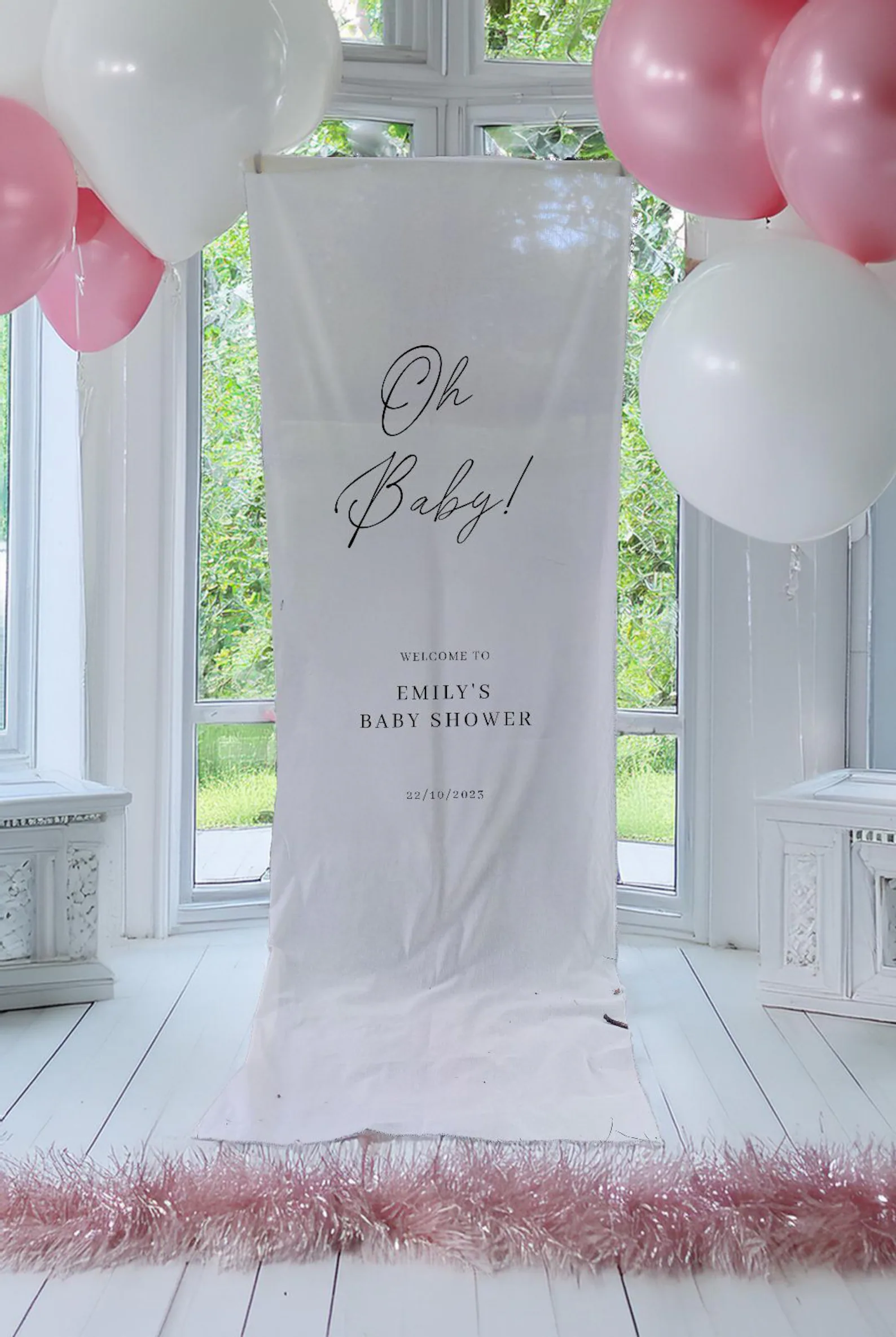 babyshowerfabricsign
