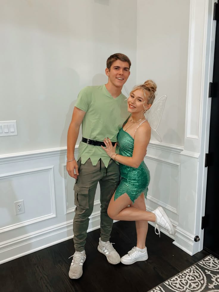 tinkerbell and peter pan costume