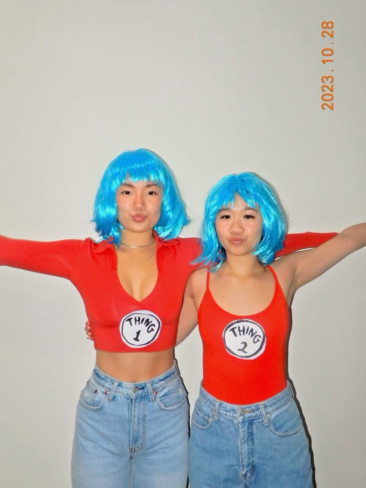 Thing 1 and Thing 2 Best-friend Costume