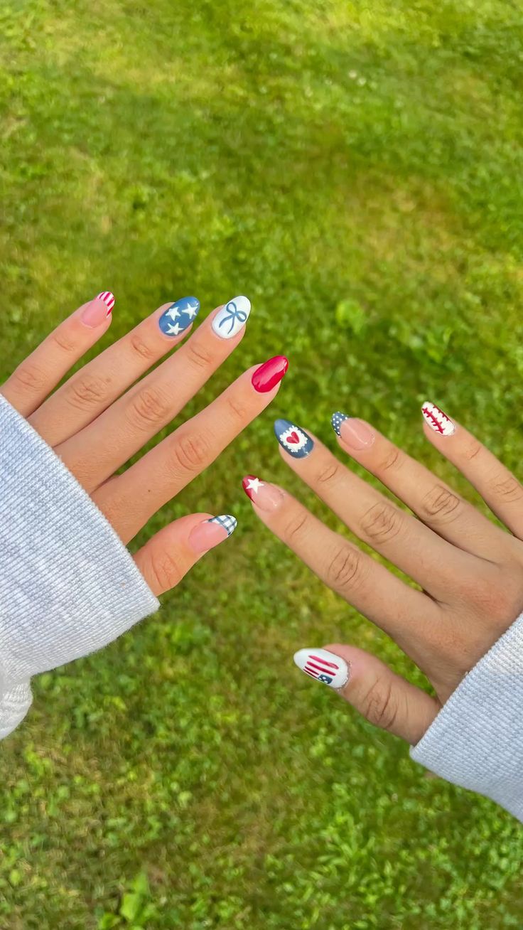 4th of July nails (1)