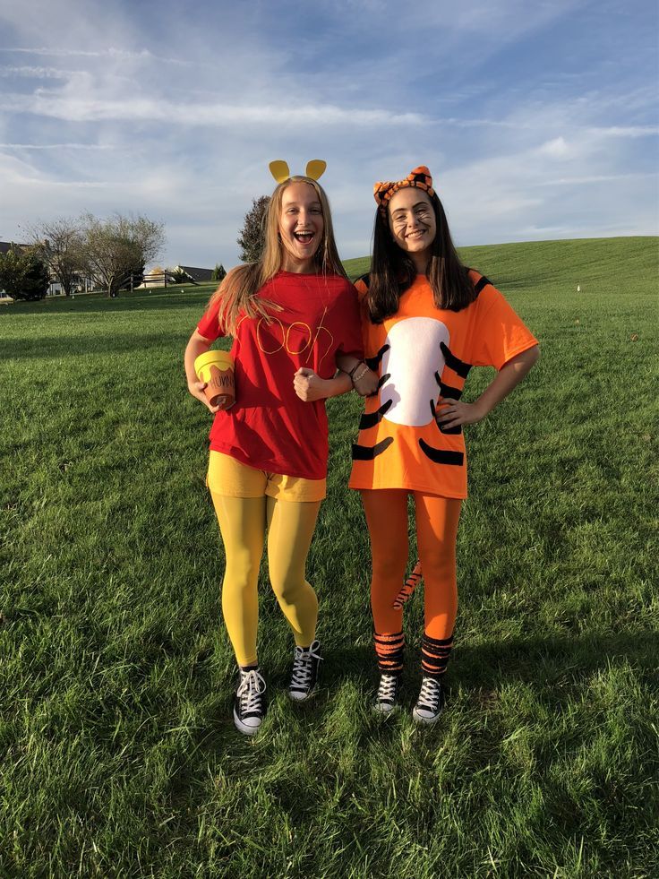 Winnie the Pooh and Tigger Costume