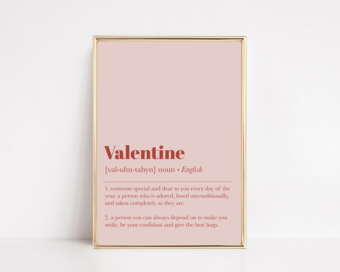 valentines day print