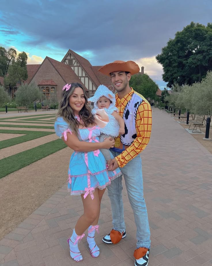 sachin and babi light blue dress Christmas Movie Favorites Costume
